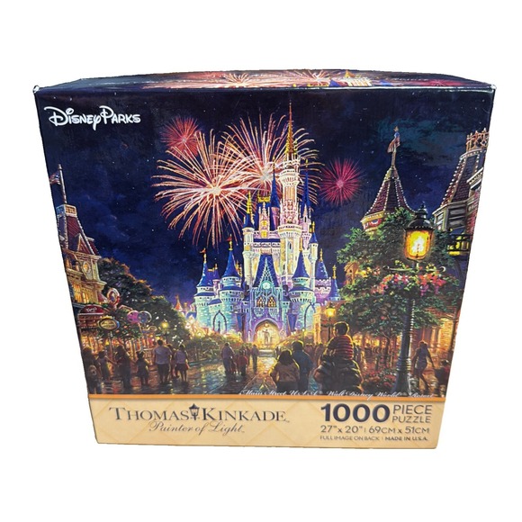Disney Other - 1000Pc 2021 Thomas Kinkade Parks Puzzle Main Street USA Walt Disney World Resort